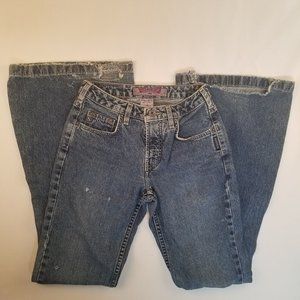 Silver's Distressed Denim Flare Jeans Bell Bottoms